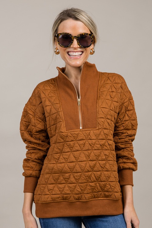 Gold Zip Texture Pullover, Coff - 1004-132.jpg