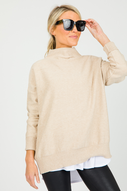 The Reese Sweater, Oatmeal