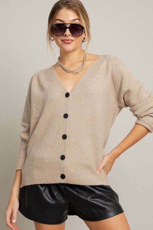 V-Neck Button Cardi, Taupe - 1006-118p.jpg