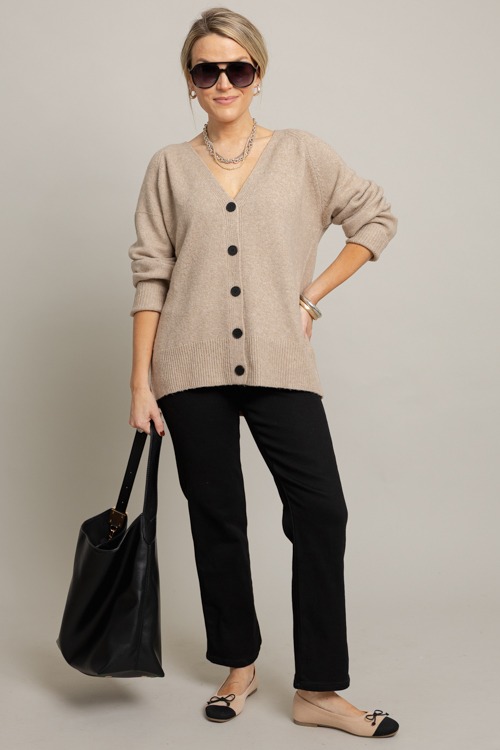 V-Neck Button Cardi, Taupe - 1006-121.jpg