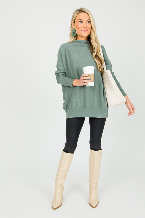 The Reese Sweater, Spruce