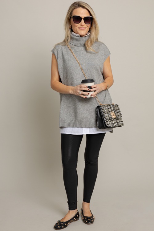 Rebecca SL Turtleneck, H. Grey