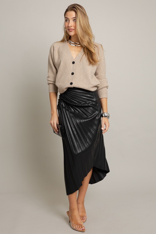 Asymmetric Pleat Leather Skirt - 1006-95.jpg