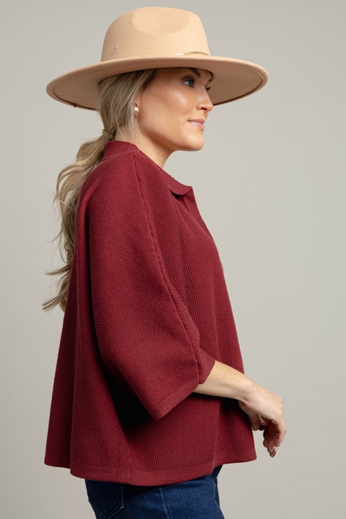 Ashton Collared Sweater, Burgundy - 1007-123.jpg