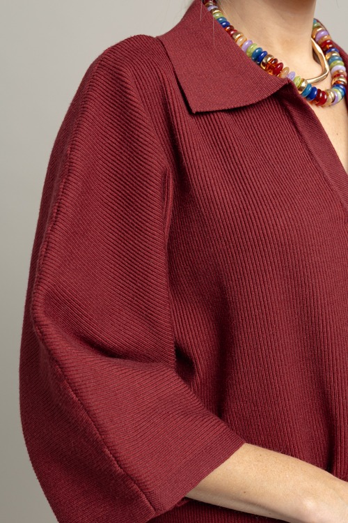 Ashton Collared Sweater, Burgundy - 1007-125.jpg