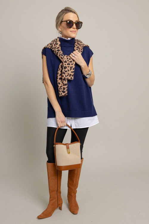 Rebecca SL Turtleneck, Navy