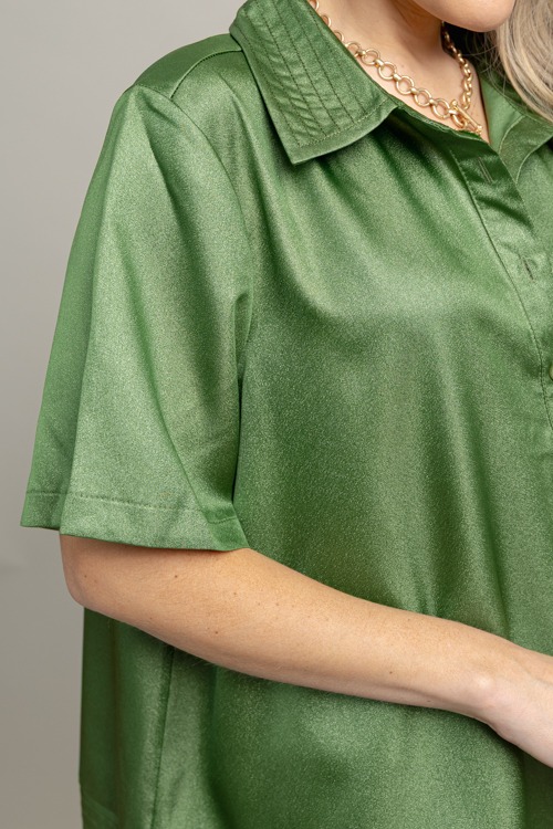 Shimmering Collared Shirt, Green - 1007-141.jpg