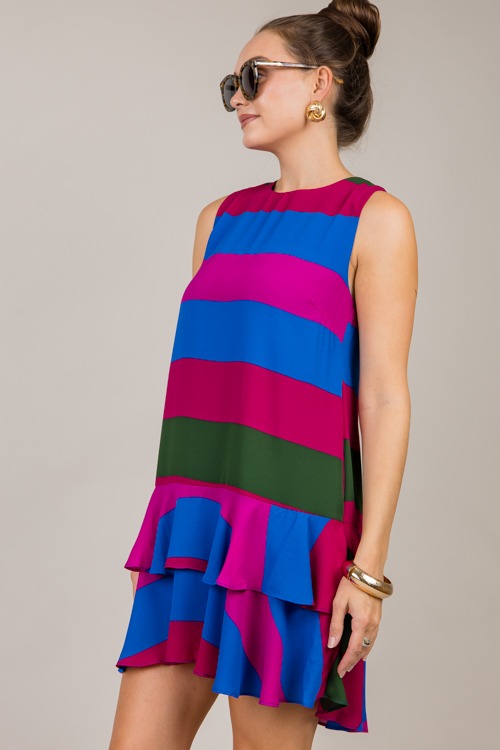 Maley Stripe Dress, Magenta Multi - 1007-161.jpg