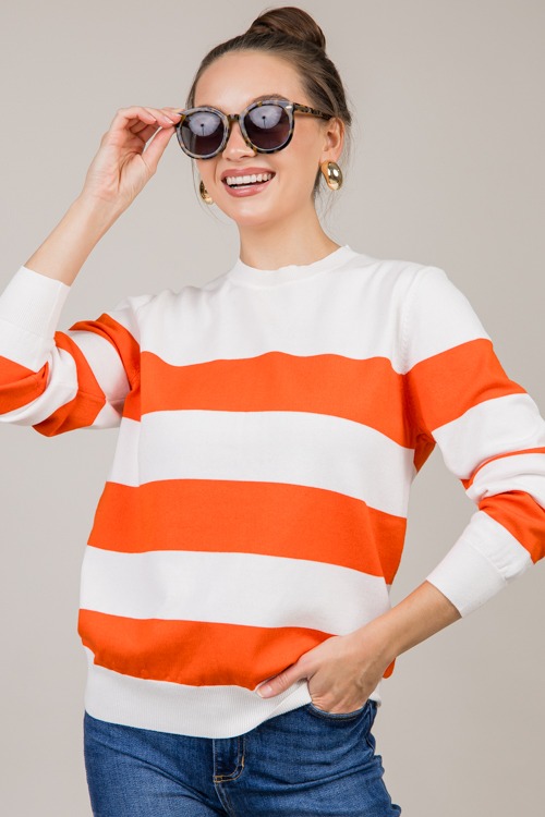 Pumpkin Stripes Sweater, Ivory/ - 1007-1p.jpg