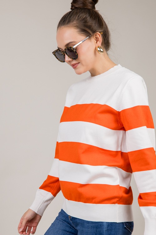 Pumpkin Stripes Sweater, Ivory/ - 1007-2h.jpg