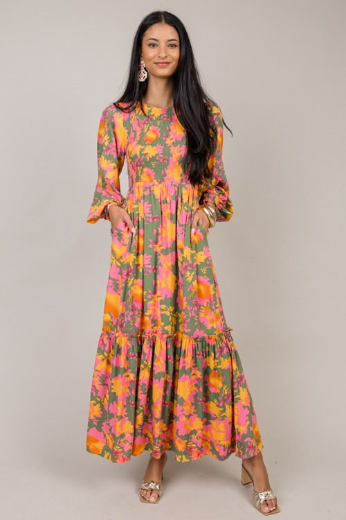 Bria Floral Maxi, Olive - 1007-50h.jpg