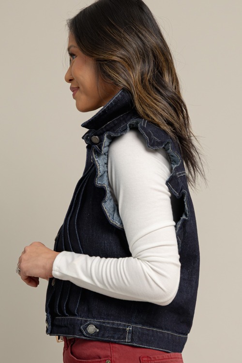 Denim Pleated Ruffle Vest, Dark - 1009-115.jpg