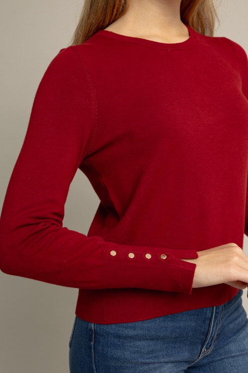 Simply Elevated Sweater, Burgundy - 1009-126.jpg