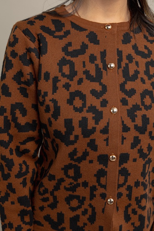 Cheetah Button Sweater, Brown - 1009-137h.jpg