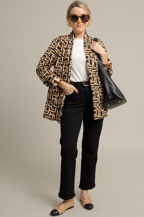 Quilted Foil Print Jacket, Black - 1009-50.jpg