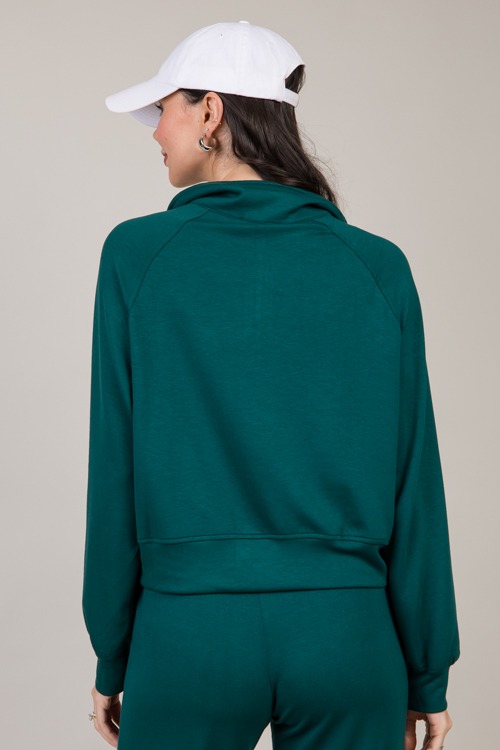 Soft Knit Half Zip, Dark Green - 1009-59.jpg