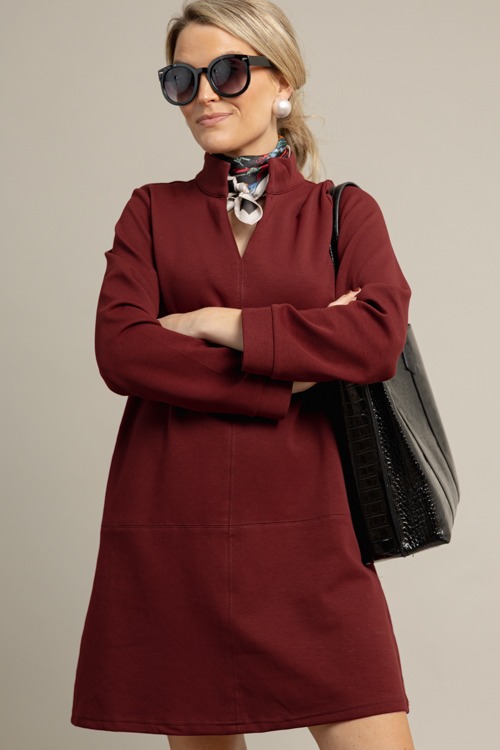 Sayla Knit Dress, Burgundy - 1009-87.jpg