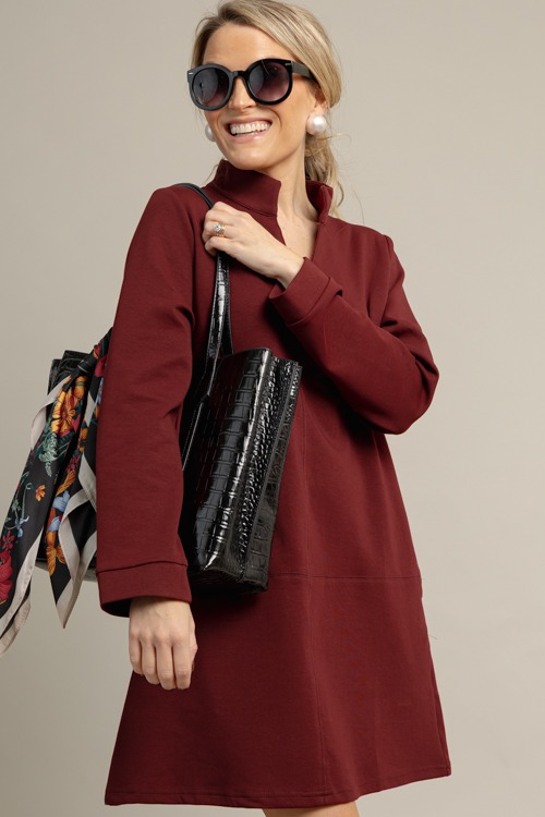 Sayla Knit Dress, Burgundy - 1009-89.jpg