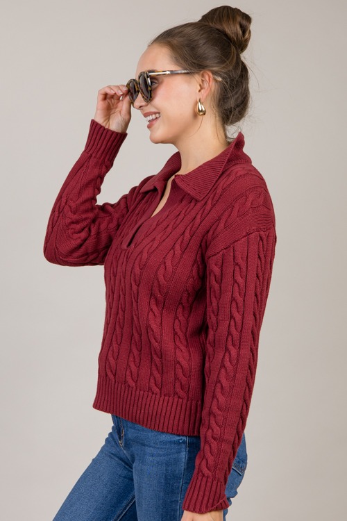 Charlie Cable Sweater, Burgundy - 1010-102.jpg