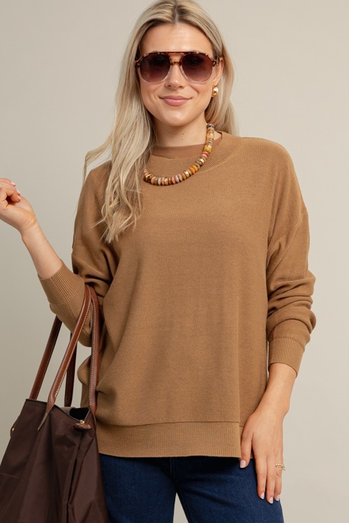 Kellie Sweater, Camel