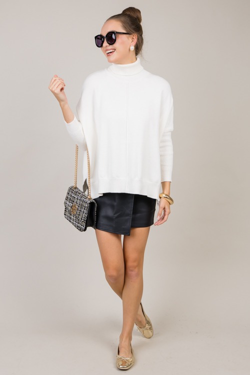 Wrap Front Leather Skirt, Black - 1010-56.jpg