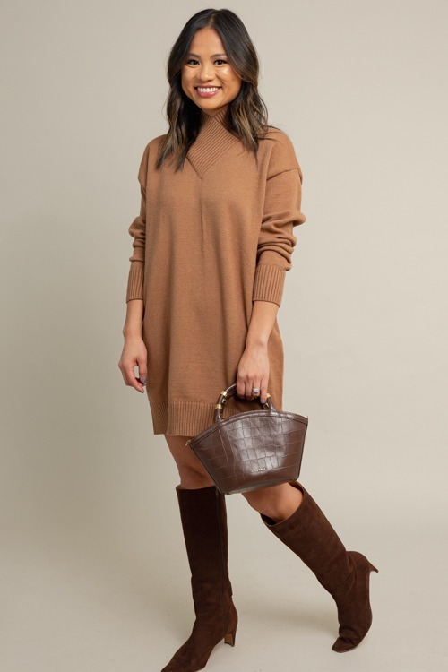 Ollie Sweater Dress, Cocoa
