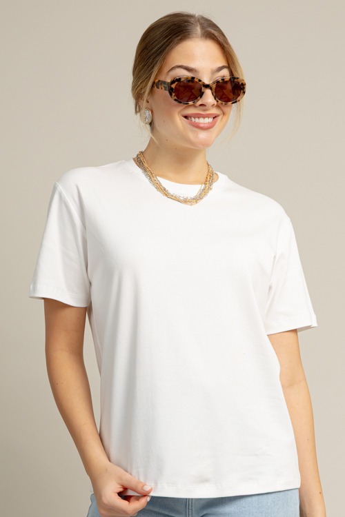 Everyday Tee, Ivory