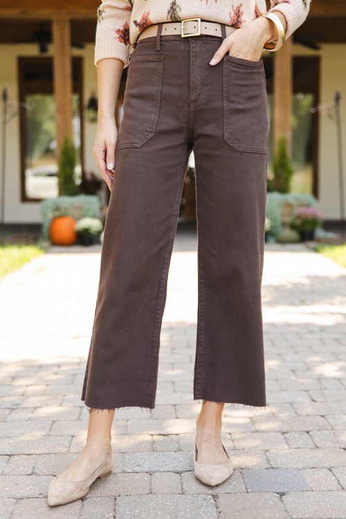 Espresso Wide Leg Jean