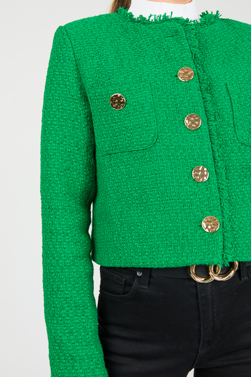 Stacy Tweed Jacket, Green