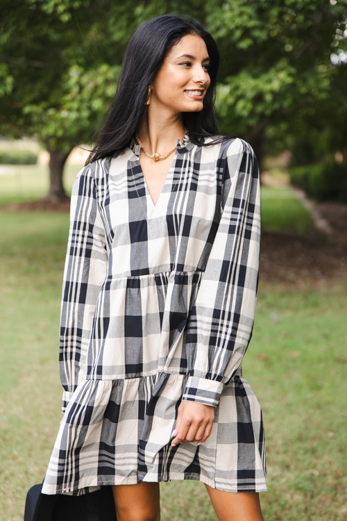 Shannon Plaid Dress, Tan - 1011-143.jpg