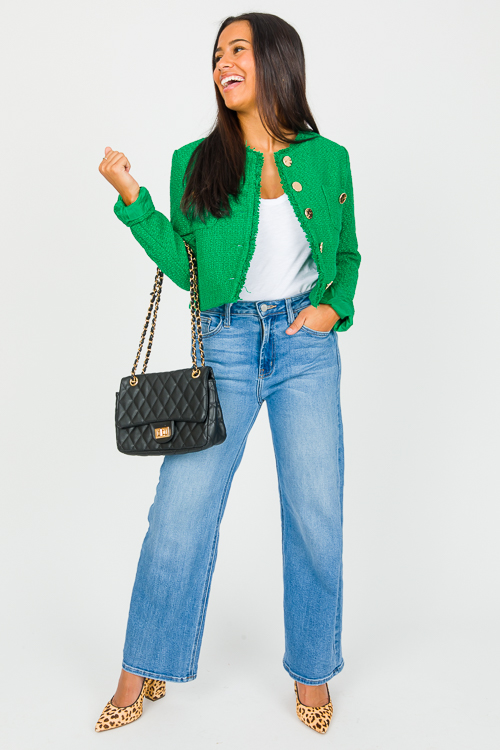 Stacy Tweed Jacket, Green