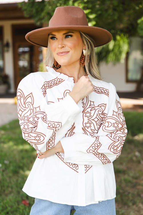 Embroidery Button Up Top, Ivory - 1011-250.jpg