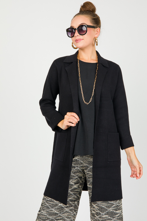 Daphne Sweater Cardigan, Black