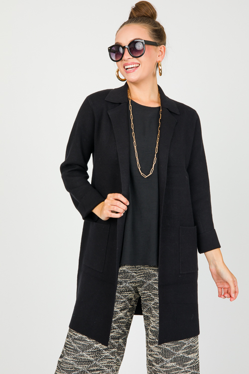 Daphne Sweater Cardigan, Black