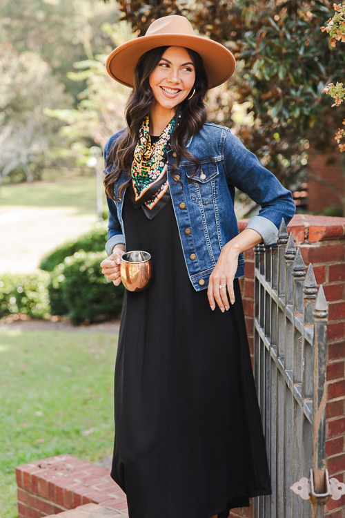 Short Sleeve Gabi Maxi, Black