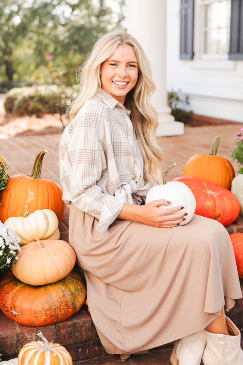Short Sleeve Gabi Maxi, Mocha