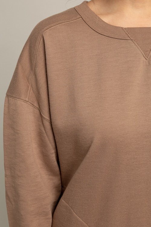 Side Pocket Sweatshirt, Mocha - 1014-166.jpg