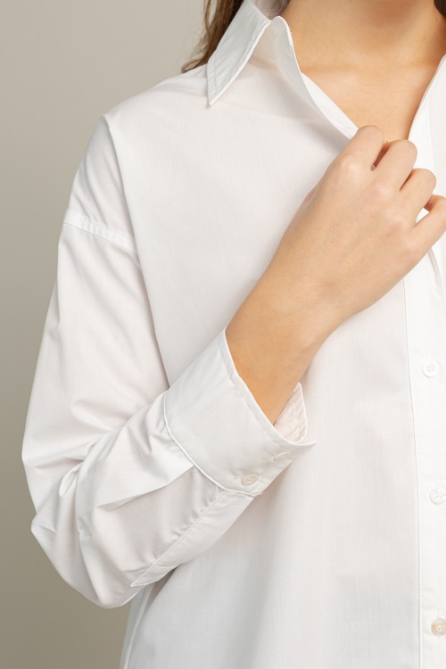 Oversized Tunic Shirt, White - 1014-221.jpg