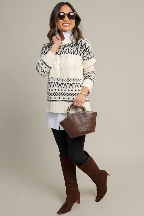 Colder Weather Sweater, Black