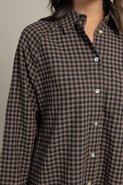 Oversized Check Shirt, Black - 1014-247.jpg
