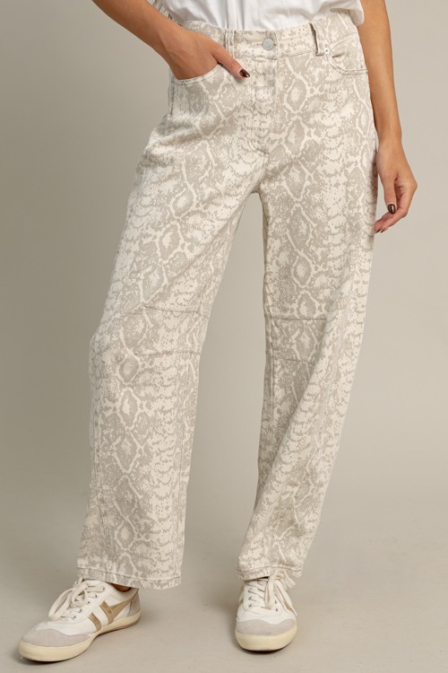 Snake Barrel Jeans, Beige - 1014-248P.jpg