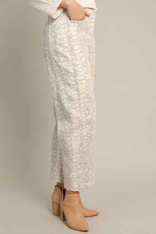 Snake Barrel Jeans, Beige - 1014-252.jpg
