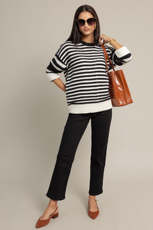 Stripe Center Seam Sweater, Black - 1014-264.jpg