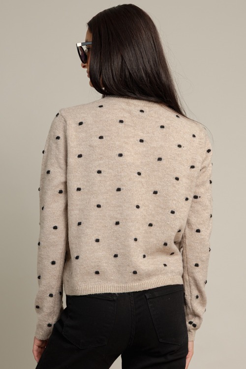 Polka Dot Button Cardi, Mushroom - 1014-275.jpg