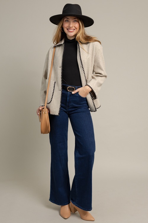 Contrast Stitch Trim Jacket, Taupe - 1014-284H.jpg