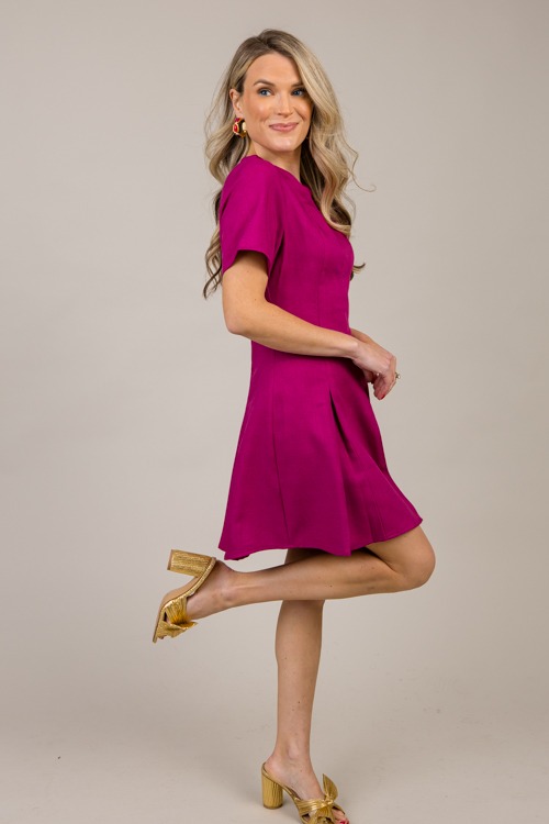 Easily Loved Dress, Magenta - 1014-5.jpg