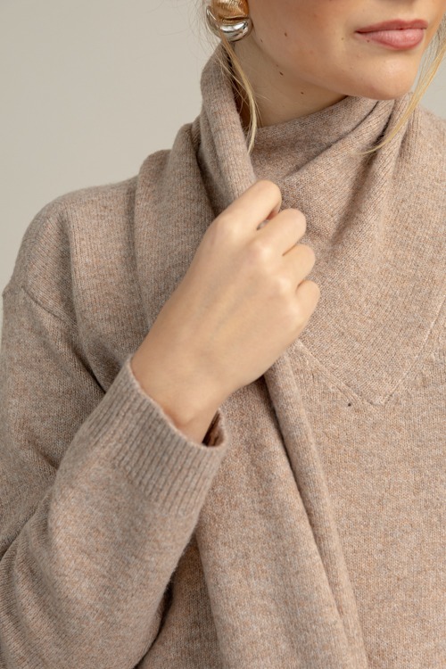 Wrap Neck Scarf Sweater, Mocha - 1015-106h.jpg
