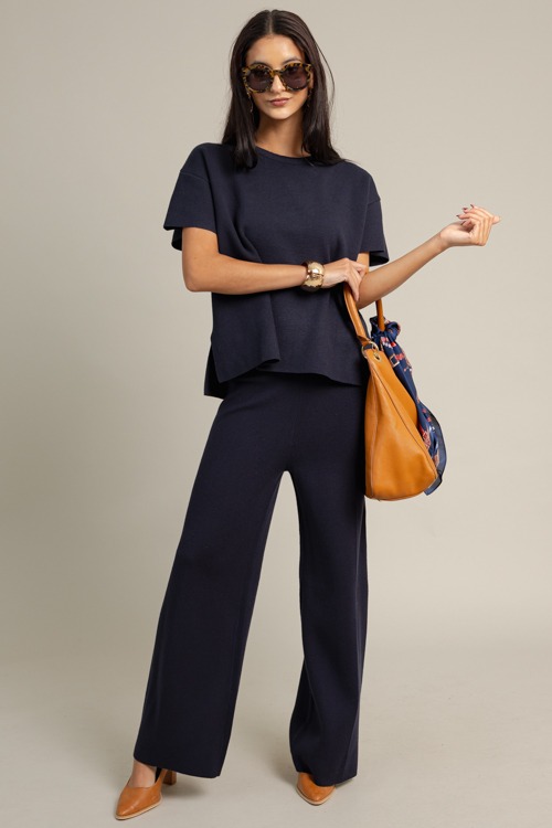 Harriet Sweater Set, Navy