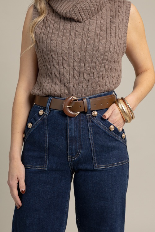 Crescent Buckle Belt, Brown - 1015-21.jpg