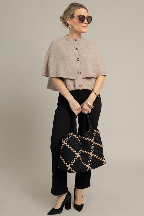 Button Up Cape Sweater, Taupe - 1015-39p.jpg